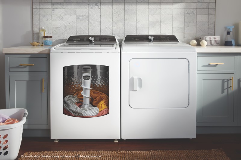 Whirlpool Laundry Set with Removable Agitator
